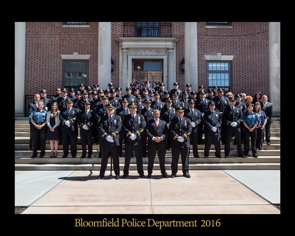 2016 Bloomfield Police Department Staff Photo